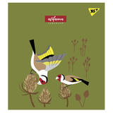 Набір зошитів Yes Avifauna А5, в клітинку, 24 аркуші, 10 шт. (66833) - Pampik - 2