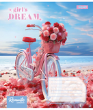 Набір зошитів 1 Вересня Girls dream А5 в лінійку 18 аркушів 25 шт. (767259) - Pampik - 2