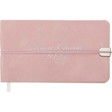 Ежедневник датированный Buromax Velour 2024 153х87 мм розовый (BM.2902-10) - Pampik