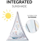 Багатофункціональний ігровий килимок Hauck 1st Tent White - Pampik - 2