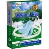 Пральний порошок Wash & Free для ручного прання Гірська свіжість, 400 г - Pampik