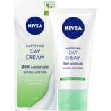 Матирующий дневной крем Nivea Интенсивное увлажнение 24 часа для комбинированной и жирной кожи 50 мл - Pampik