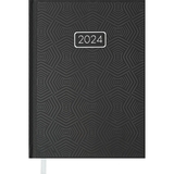 Ежедневник датированный Buromax Velvet 2024 A5 черный (BM.2163-01) - Pampik