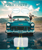 Набір зошитів Yes Funny pets А5 в лінійку 24 аркуші 20 шт. (67041) - Pampik - 2