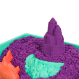 Набір піску для дитячої творчості Kinetic Sand V2 Замок з піску, 454 г, фіолетовий (71402) - Pampik - 9