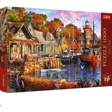 Пазли Trefl Час чаювання Куточок на березі моря 1000 елементів - Pampik