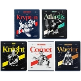 Набір зошитів Kite DC Comics А5, в клітинку, 48 аркушів, 10 шт. (DC24-259) - Pampik