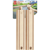 Набір для залізниці Hape довгі прямі рейки 4 шт. (E3779) - Pampik