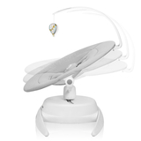 Крісло-гойдалка Lionelo Iris Grey Concrete, сірий - Pampik - 4