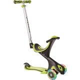 Самокат Globber Evo Comfort Lights 5 в 1, колеса с подсветкой, до 20/50 кг, 1+ лет, салатовый (459-106) - Pampik