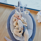 Крісло-гойдалка Lionelo Mell Grey Stone, сірий - Pampik - 13