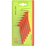 Міжзубні йоржики кутові Spokar ХМL 0.4 мм, 6 шт. - Pampik