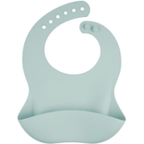 Слинявчик силіконовий Canpol Babies з кишенькою (51/030_gre) - Pampik