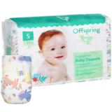 Підгузки на липучках Offspring FairyTale S (3-6 кг), 48 шт. (DP-OI-FAT-S48P-FRT) - Pampik