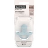 Пустушка Suavinex Colour Essence силіконова фізіологічна, 0-6 місяців, блакитний (308091) - Pampik - 2