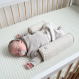 Позиционер для сна Beaba Bebecal лен серый (915063) - Pampik - 4