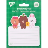 Бумага для заметок Yes Line Friends фигурная 40 листов (170332) - Pampik