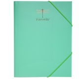Папка на резинках Buromax Favourite Pastel А4, мятный (BM.3954-38) - Pampik