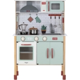 Детская кухня деревянная FreeON со звуковыми и световыми эффектами (80579) - Pampik