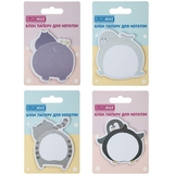 Блок бумаги для заметок Buromax Funny Animals с клейким слоем 75х75 мм 30 листов в ассортименте (BM.2381-76) - Pampik