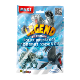Стретч-іграшка #sbabam Legend of animals Максі Полярні хижаки в дисплеї 12 шт. (102/CN22-CDU) - Pampik - 3