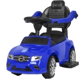 Машинка-каталка зі штовхачем Bambi M 3902L-4 синя - Pampik