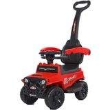 Машинка-каталка зі штовхачем Bambi M 4845-3 червона - Pampik