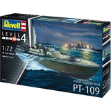 Сборная модель Revell Патрульный торпедный катер PT-109 уровень 4, масштаб 1:72, 146 деталей (RVL-05147) - Pampik