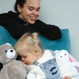 Іграшка м'яка Масік Ведмедик пухнастий, 35 см, сірий (МС 080501-11) - Pampik - 6