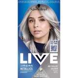 Фарба для волосся Schwarzkopf Live Urban Metallics U71 Metallic Silver - Pampik - 2