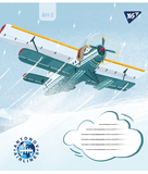 Набір зошитів Yes Антонов А5, в клітинку, 12 аркушів, 25 шт. (767427) - Pampik - 2