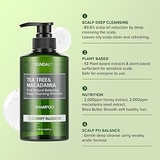 Шампунь для волосся Kundal Tea Tree & Macadamia Deep Cleansing Shampoo Cherry Blossom проти лупи з ароматом вишневого цвіту натуральний 500 мл - Pampik - 2