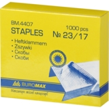 Скоби для степлерів Buromax Люкс №23/17 1000 шт. (BM.4407) - Pampik