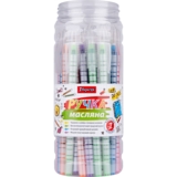 Ручка шариковая 1 Вересня Flower Pearl Coated синие чернила упаковка 30 шт. (411032) - Pampik - 4