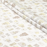 Комплект постельного белья детский Home Line Тедди фланель кофейно-желтый (181689) - Pampik - 2