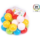 Набор шариков для сухих бассейнов ТехноК 7 см 20 шт. (8911) - Pampik - 3