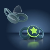 Пустышка ортодонтическая Dentistar, для мальчика, с 6 месяцев, 2 шт - Pampik - 4