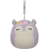 Мягкая игрушка Squishmallows Белка Сидни на клипсе 9 см (SQCP00180) - Pampik