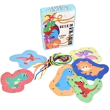 Настільна гра Strateg Веселі шнурочки динозаври (30524) - Pampik - 2