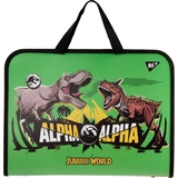 Папка-портфель YES Jurassic World FC, на молнии, с тканевыми ручками (491988) - Pampik