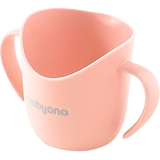 Тренувальна чашка BabyOno з ручками 120 мл персикова (1463/07) - Pampik
