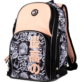 Рюкзак школьный Yes S-100 Anime полукаркасный, черный с персиковым (559579) - Pampik