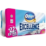 Туалетний папір Ooops! Excellence Lotion, тришаровий, 8 рулонів - Pampik