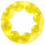 Прорізувач для зубів з водою Lindo жовтий (LI 184-2) - Pampik