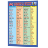 Закладка Зірка Неправильні дієслова (294818) - Pampik