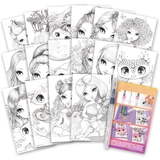 Набір для творчості Nebulous Stars Розмальовка з водою, білі аркуші Візьми в дорогу (11452) - Pampik - 4