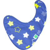 Непромокаемый слюнявчик-бандана Еко Пупс Eco Cotton Звездочки Космо, 21x30 см (BEC-018) - Pampik - 2