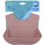 Слинявчик силіконовий Canpol Babies з кишенькою, рожевий (51/029_pin) - Pampik - 4