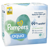 Дитячі вологі серветки Pampers Harmonie Aqua, 192 шт. (4 уп. по 48 шт.) - Pampik - 3