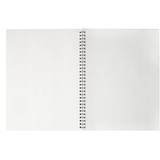 Зошит Buromax Gloss на пружині А4, 80 аркушів чорний (BM.24452151-01) - Pampik - 2